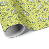 Papier Cadeau Scooby Snacks Galore Checker Motif (Coin rond)
