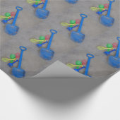 Papier Cadeau Scoops de sable, Playground Beach été (Coin)