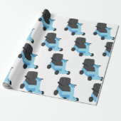 Papier Cadeau Scooter (Déroulé)