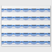 Papier Cadeau Scooter de compas gyroscopique (Plat)