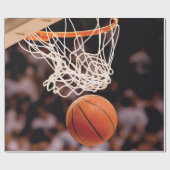Papier Cadeau Scoring de basket-ball (Plat)