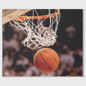 Papier Cadeau Scoring de basket-ball (Plat)