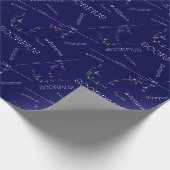 Papier Cadeau Scorpie Constellation Zodiaque (Coin)