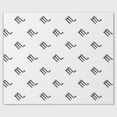 Papier Cadeau Scorpio (Plat)