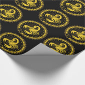 Papier Cadeau Scorpio - Signe Zodiaque - Symbole - Horoscope (Coin)
