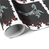 Papier Cadeau Scorpion (Coin rond)
