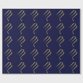 Papier Cadeau scorpion - or (Plat)
