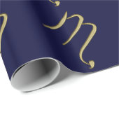 Papier Cadeau scorpion - or (Coin rond)