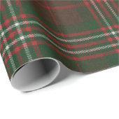Papier Cadeau Scott Chasse Tartan écossais moderne (Coin rond)