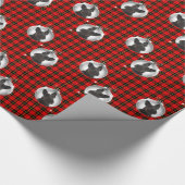 Papier Cadeau Scottie Christmas Wrapper Paper (Coin)