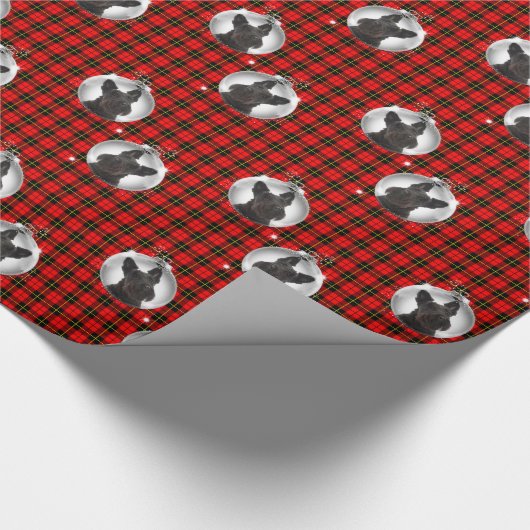 Papier Cadeau Scottie Christmas Wrapper Paper (Coin)