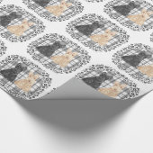 Papier Cadeau Scotties tartan (Coin)