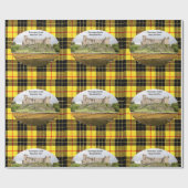 Papier Cadeau Scottish MacLeod Clan Dunvegan Castle Tartan (Plat)