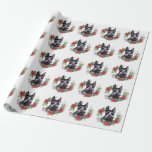 Papier Cadeau Scottish Terrier Christmas Wreath Festive Pup<br><div class="desc">Vous cherchez un cadeau de Noël parfait pour votre ami furry? Notre cadeau de Noël de chien est ce dont vous avez besoin! Avec un délicieux thème de Noël, c'est le cadeau idéal pour votre animal de compagnie bien-aimé. Que vous soyez une mère de chien, un père de chien ou...</div>