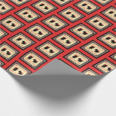 Papier Cadeau Scotty Chien Scottish Terrier Christmas Retro (Coin)