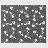 Papier Cadeau Scotty Dog Baby shower (Plat)