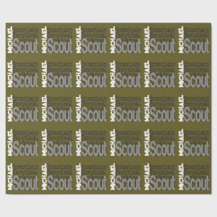 Papier Cadeau Scout Extraordinaire PERSONNALISÉ