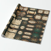 Papier Cadeau Scrapbook (Déroulé)