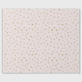 Papier Cadeau Script Blush & Gold Joy | Papier d'emballage de va (Plat)