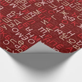 Papier Cadeau Script cyrillique russe (Coin)