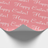 Papier Cadeau Script de Pâques OranGe cadeau de printemps (Coin)
