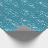 Papier Cadeau Script Happy Hanoukka Holiday (Coin)