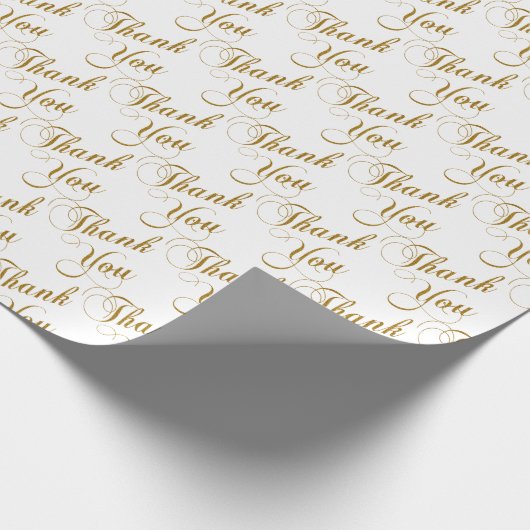 Papier Cadeau Script Merci (Coin)