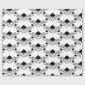 Papier Cadeau Scroll de style tatouage Black Spades Thunder_Cove (Plat)