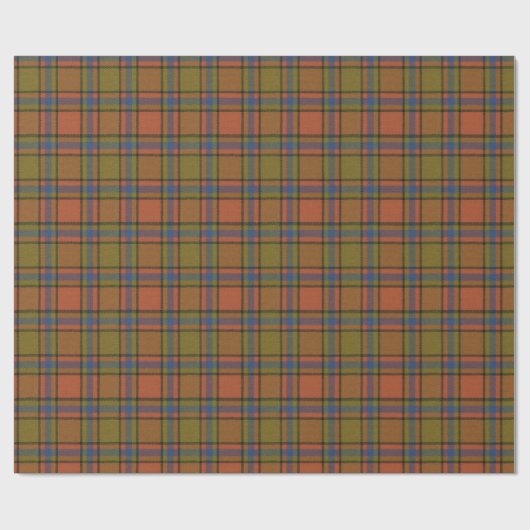 Papier Cadeau Scrymgeour ancien Clan écossais original Tartan (Plat)