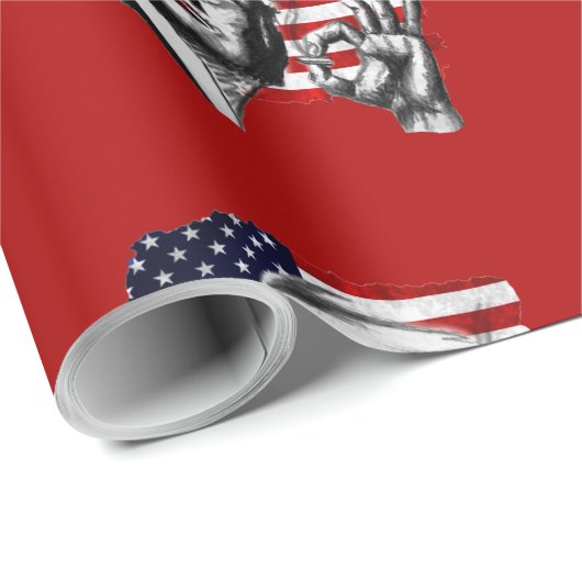 Papier Cadeau Se battre (Coin rond)