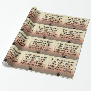 Papier Cadeau Se mettre derrière toi