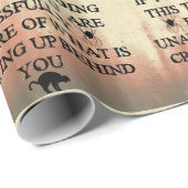 Papier Cadeau Se mettre derrière toi (Coin rond)