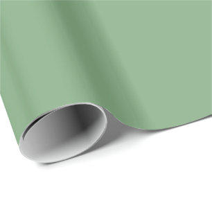Papier Cadeau SEA MIST GREEN (couleur solide) ~
