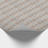 Papier Cadeau Sea Shells Love, Romantique Exotic Tropical Bridal (Coin)