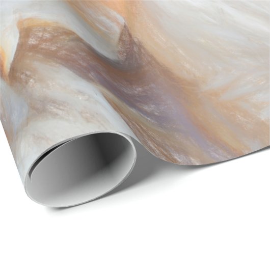 Papier Cadeau Sea Shells Ocean Beach Découpage Art Design (Coin rond)