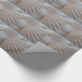 Papier Cadeau Sea Shells, Summer Beach Exotic Troptic Romantic (Coin)