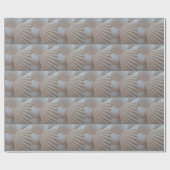 Papier Cadeau Sea Shells, Summer Beach Exotic Troptic Romantic (Plat)