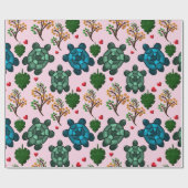 Papier Cadeau Sea Turtle Lover Gift, Cute Turtle Pattern, Marine (Plat)