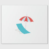 Papier Cadeau Sea umbrella chair (Plat)