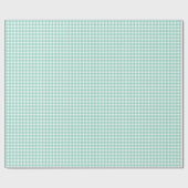 Papier Cadeau Seafoam Green Simple Plaid (Plat)