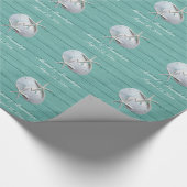 Papier Cadeau Seafoam Sable Rustique Dollar Starfish Cadeau (Coin)
