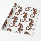 Papier Cadeau Seahorse (Déroulé)