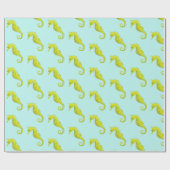 Papier Cadeau Seahorse (Plat)