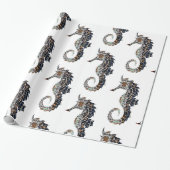 Papier Cadeau Seahorse (Déroulé)