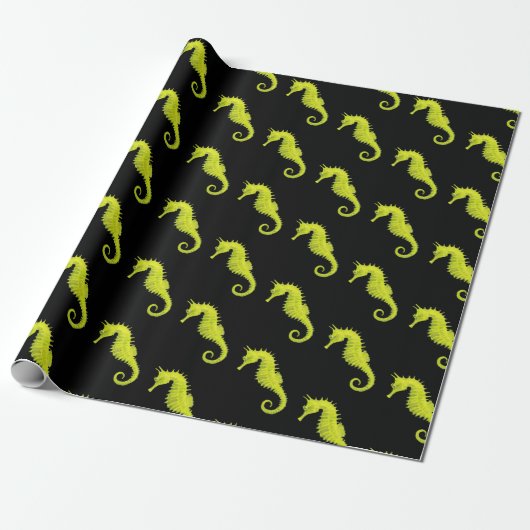 Papier Cadeau Seahorse (Déroulé)