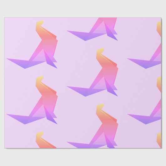 Papier cadeau Seal Party (Plat)