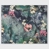 Papier Cadeau seamless abstract flower pattern on mix backgroun (Plat)