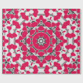 Papier Cadeau Seamless abstract mandala hearts bright round orna (Plat)