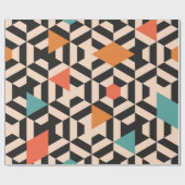 Papier Cadeau Seamless abstract pattern of geometric shapes. Geo (Plat)
