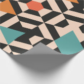 Papier Cadeau Seamless abstract pattern of geometric shapes. Geo (Coin)
